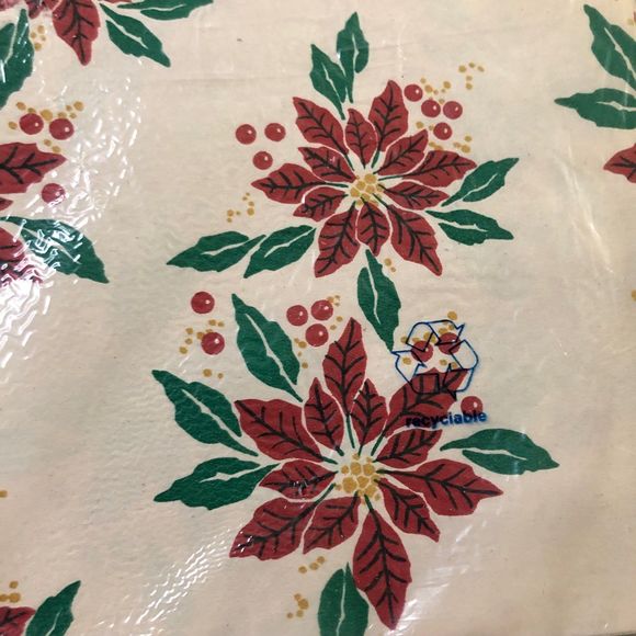 Royal Lace Vintage Paper Placemats, USA, Poinsettias, Qty 50, Christmas Table - Picture 3 of 7